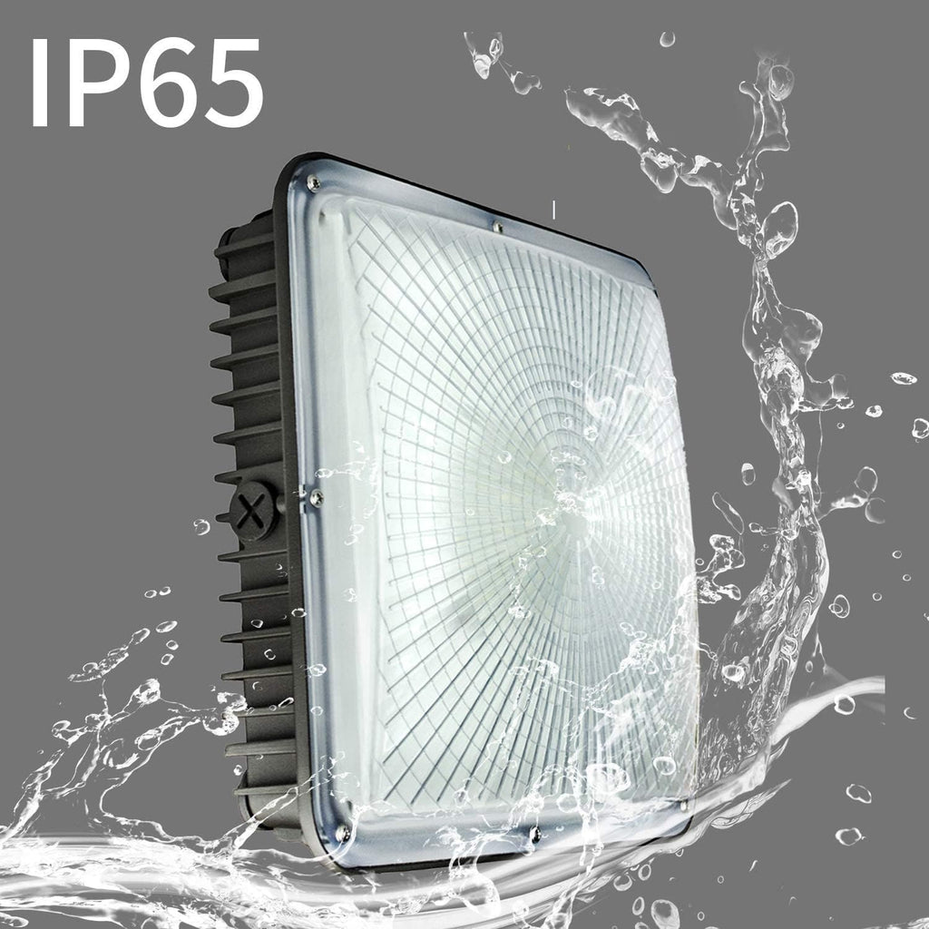 LED Canopy Light 70W 2 Pack, 8400 Lumens, 5700K Cool White M917