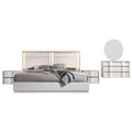 5-Piece Poplar Wood Queen Bedroom Set B503656