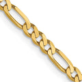 14k Yellow Gold 2.75mm Figaro Chain R8264