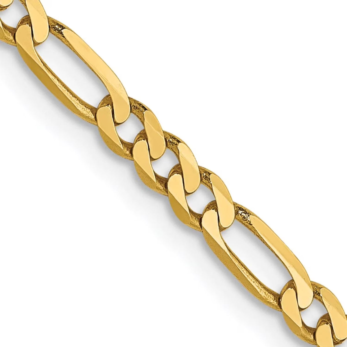 14k Yellow Gold 2.75mm Figaro Chain R8264