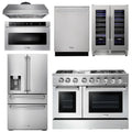 48 Dual Fuel Range, Range Hood, Refrigerator, Dishwasher, Microwave, Wine Cooler M143065