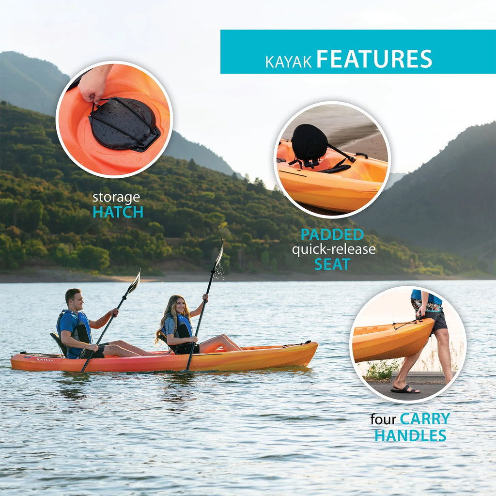 Lime Green Tandem Kayak V709