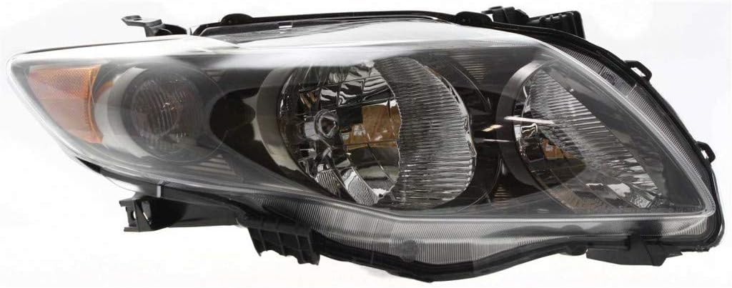 Passenger Side Headlight Assembly for Toyota Corolla 2009 2010 S/XRS Model USA Built J3316