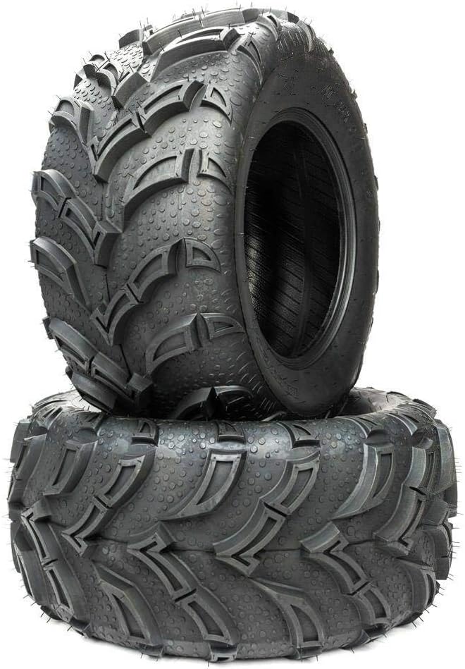 2 PCS All Terrain Tubeless ATV UTV Tires 25x10-12 Rear 6PR C635