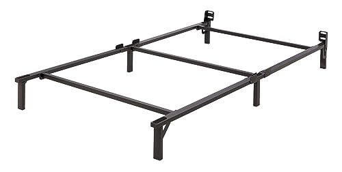 Metal Bed Frame, Full, Black Q56091