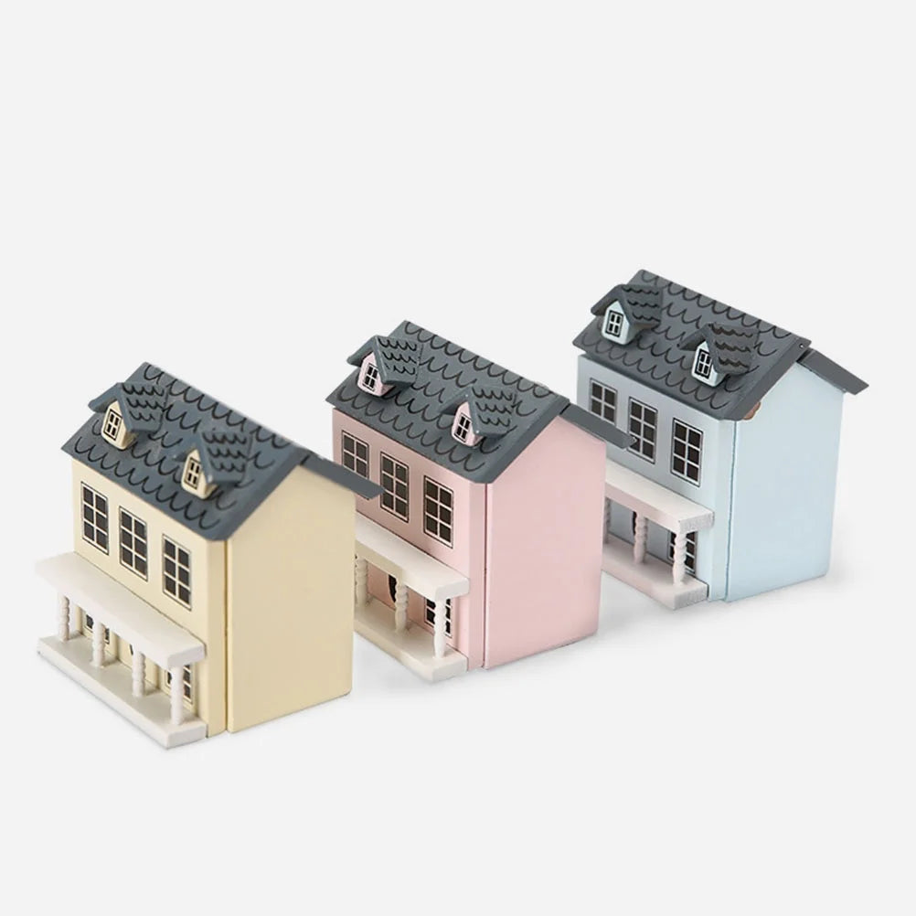 Miniature Wooden House Model A54400