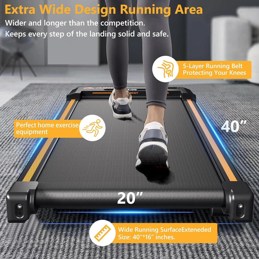 Under Desk Treadmill 2 in 1 Black O223476