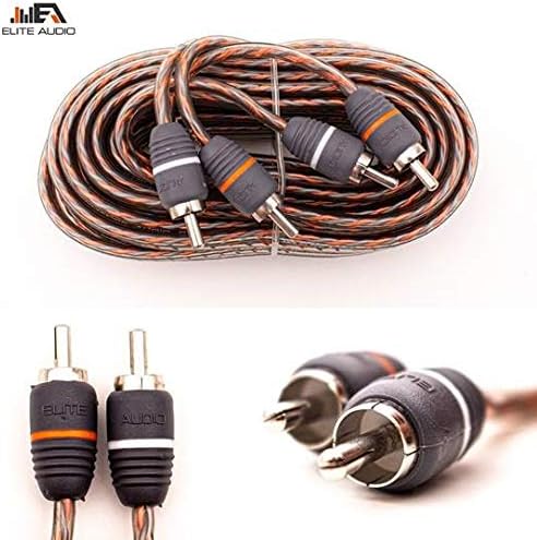 0 Gauge CCA Amplifier Wiring Kit with 20 feet 0 AWG and 2-Channel RCA Interconnects C609