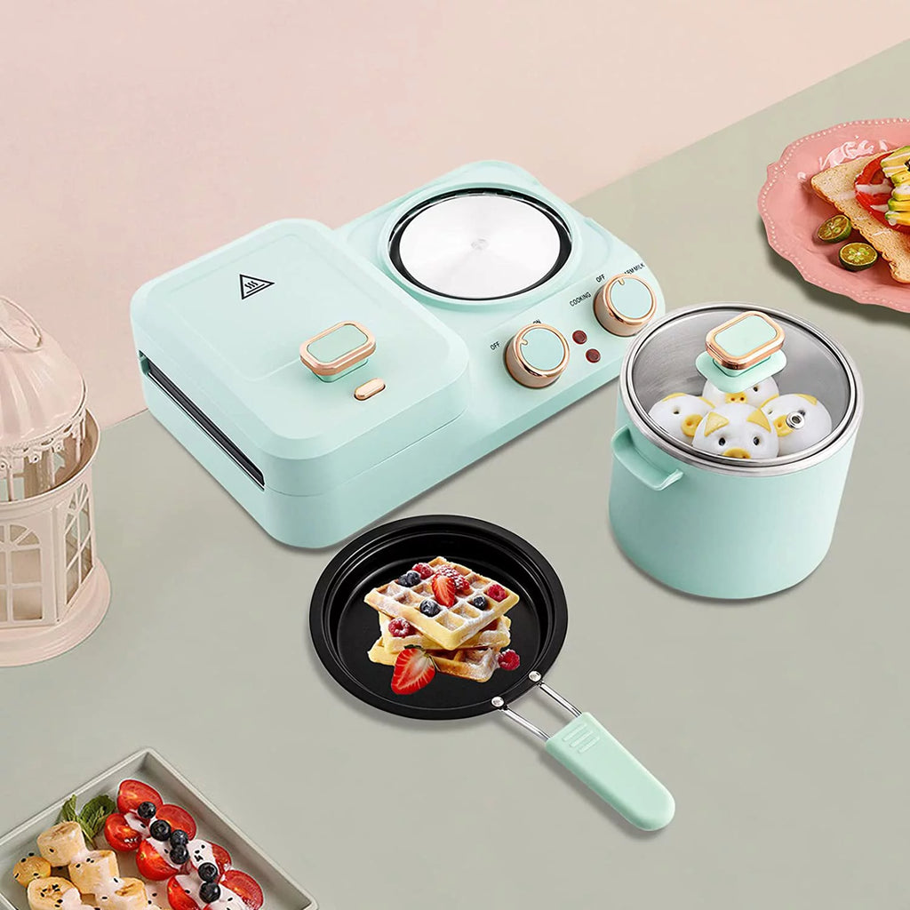 3 in1 Electric Non-stick Breakfast Station D39494