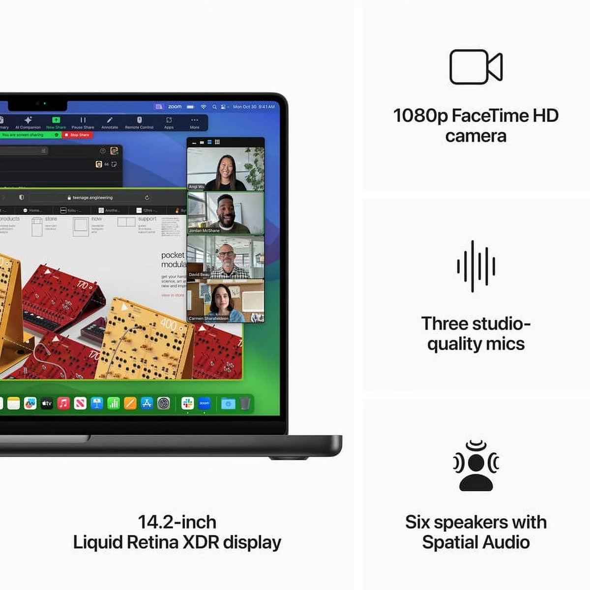 Apple MacBook Pro 14-in M3 Pro 18GB 1TB Space Black I6602