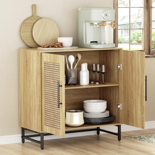 Oak Fluted Storage Cabinet R160