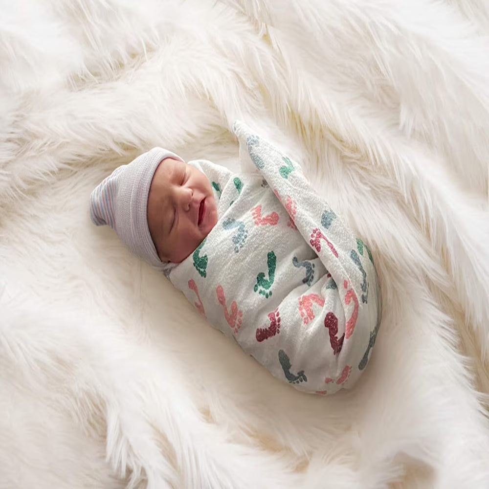 6 Pack Baby Swaddle Blanket J9956