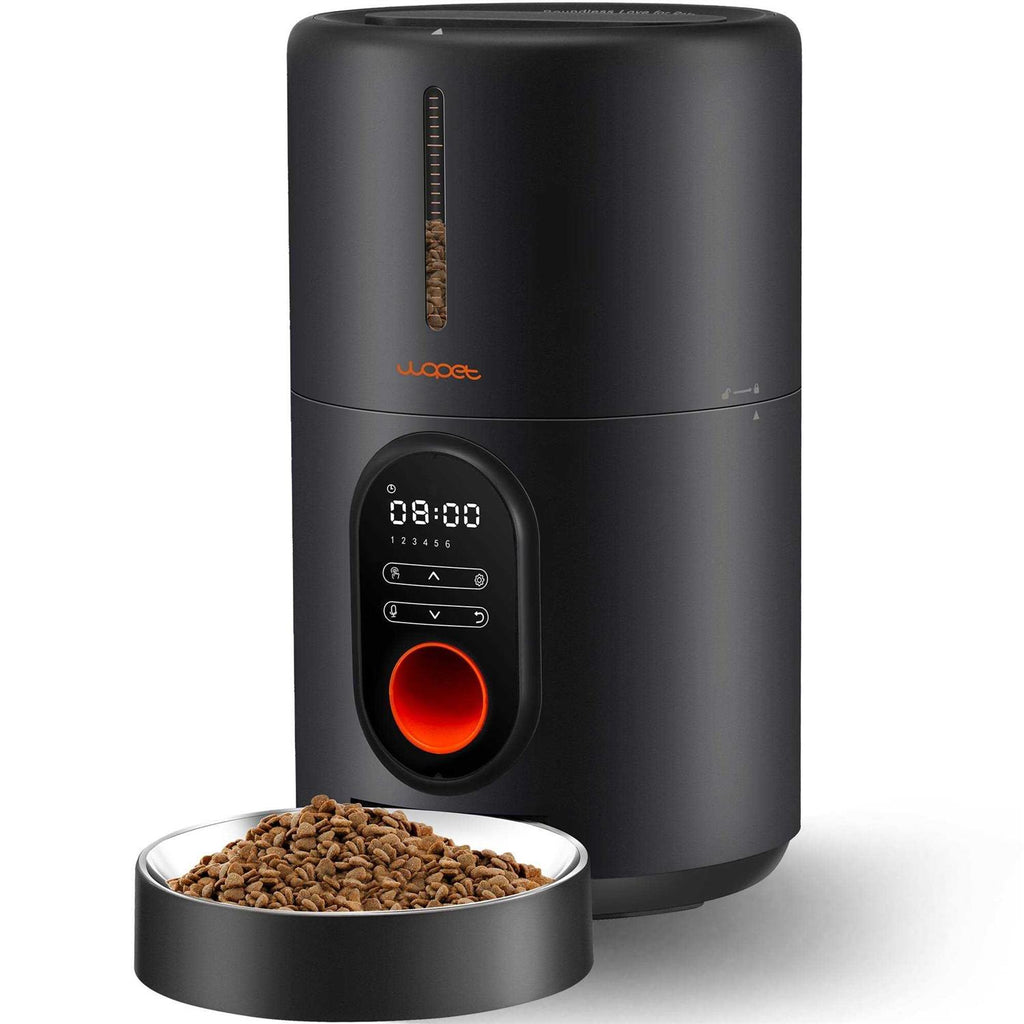 Automatic Dog and Cat Food Dispenser with Stainless Steel Bowl L651