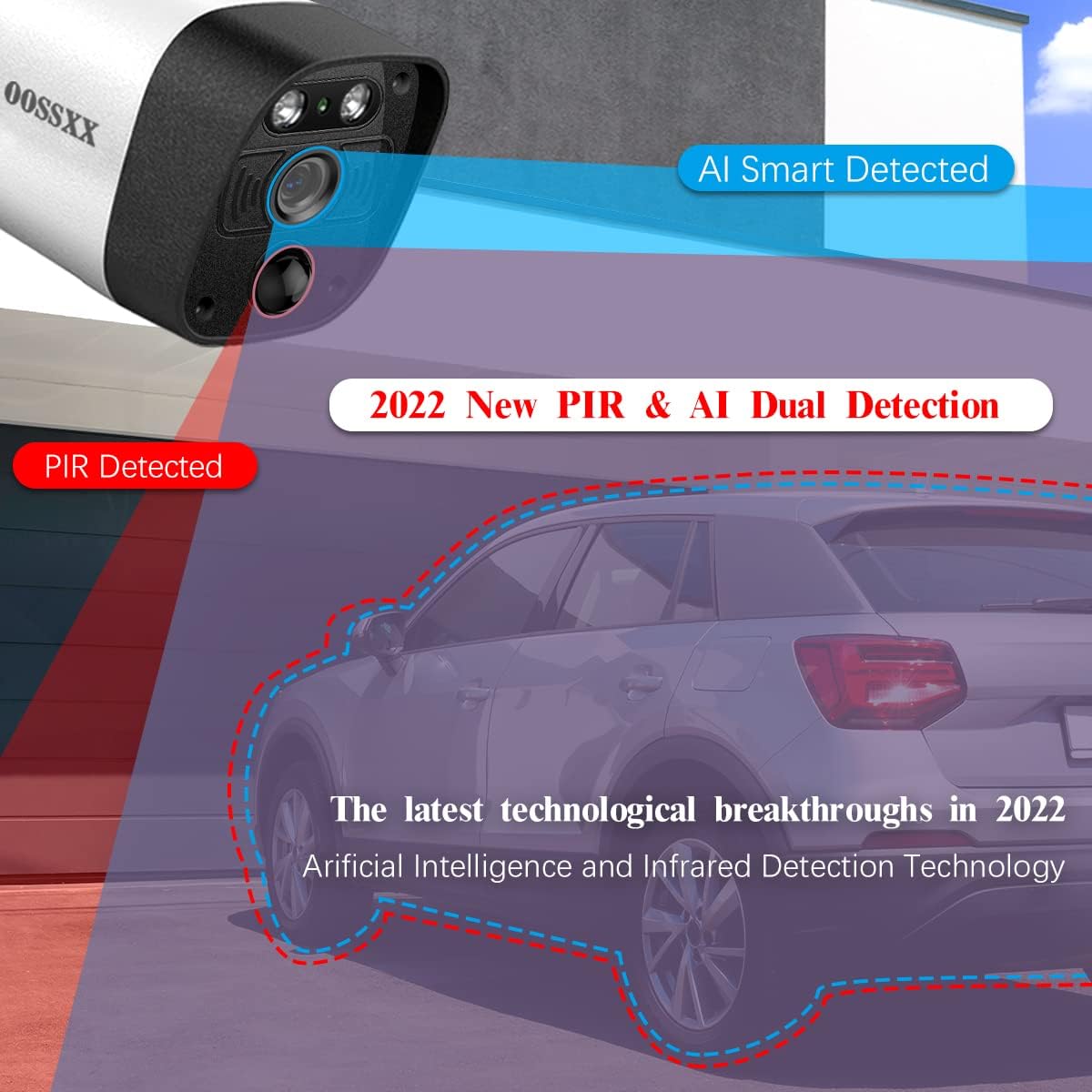 3K 5.0MP Wireless Security Camera System with 2TB Hard Drive E1382