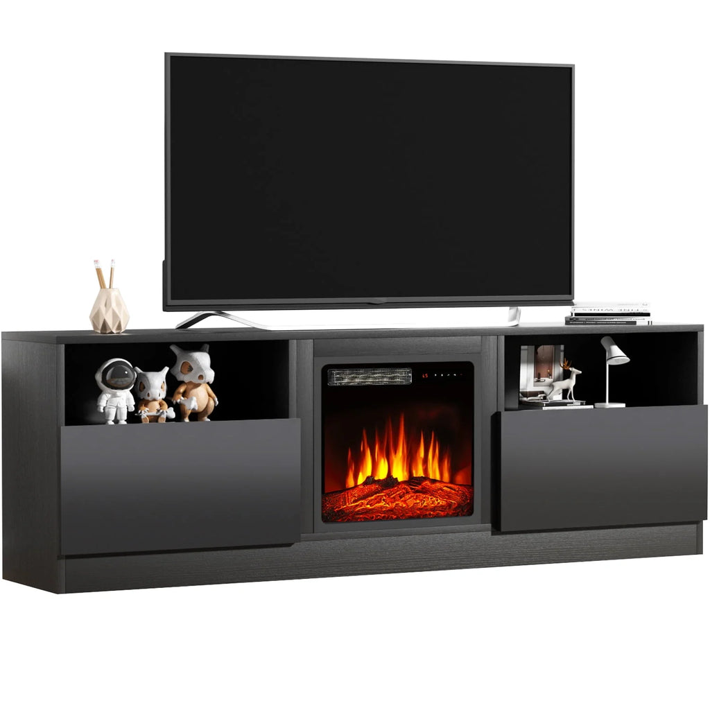 65 Fireplace TV Stand with Electric Fireplace Y687