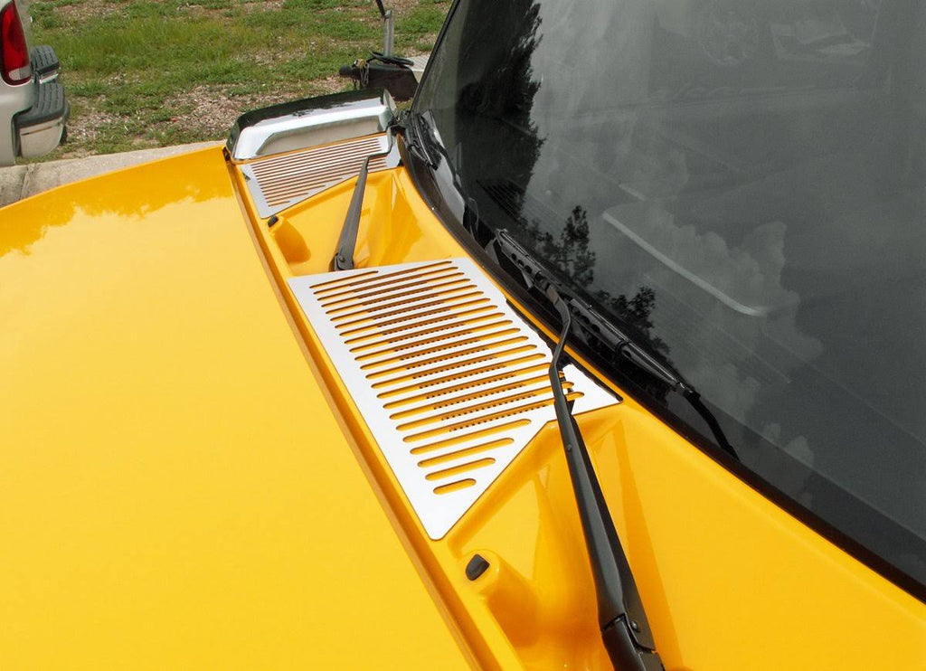 Polished 2pc Wiper Cowl for Hummer H2 P75717