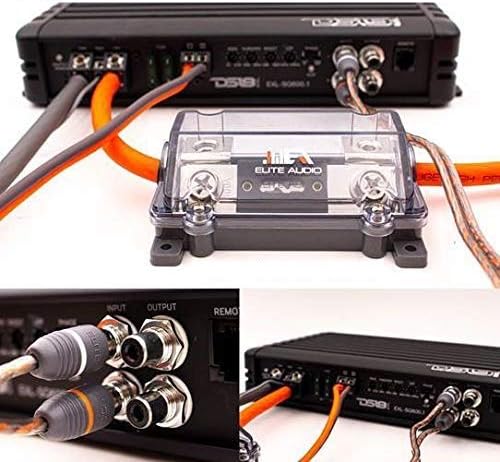 0 Gauge CCA Amplifier Wiring Kit with 20 feet 0 AWG and 2-Channel RCA Interconnects C609