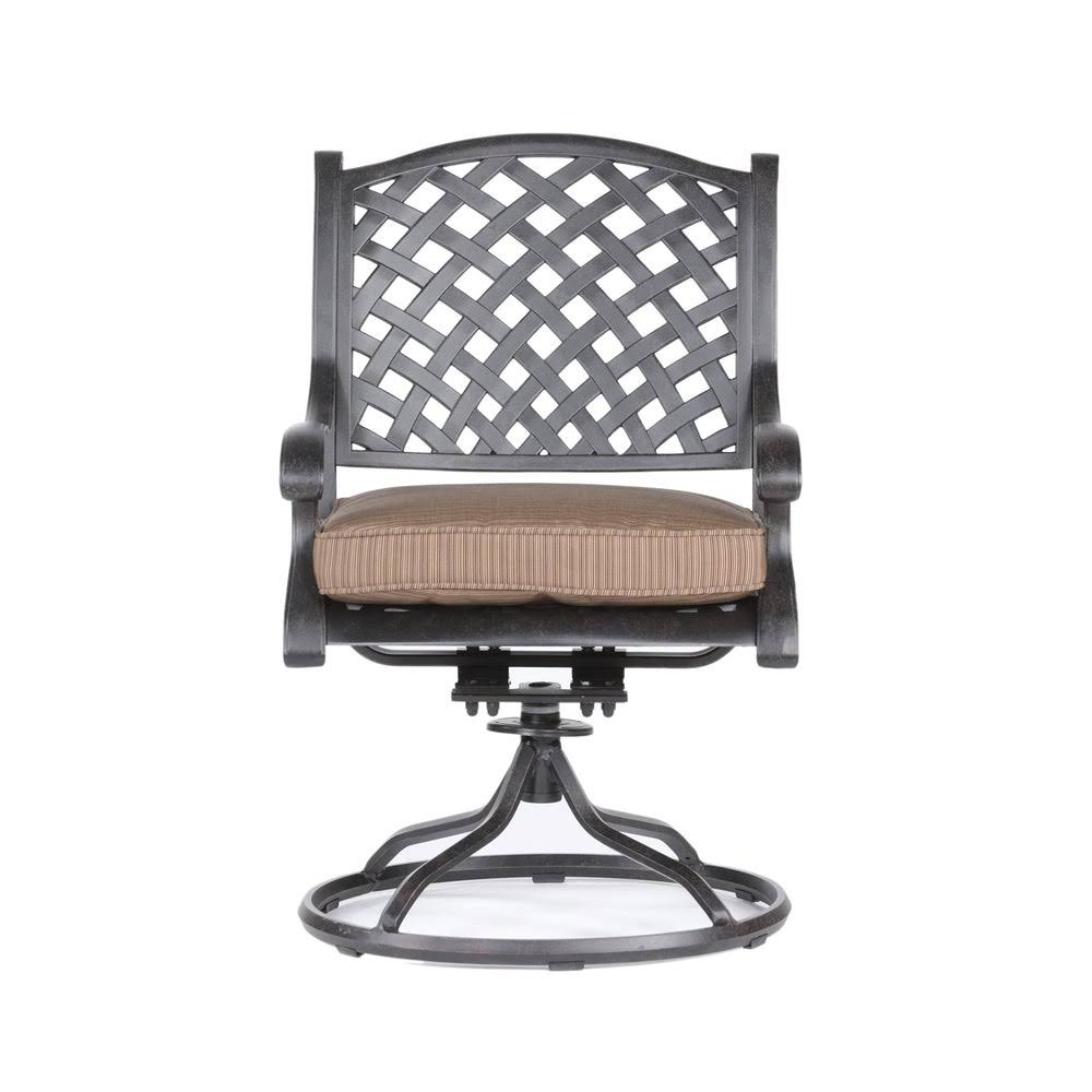 Olefin Aluminum Dining Swivel Rocker with Cushion Set of 2 B139
