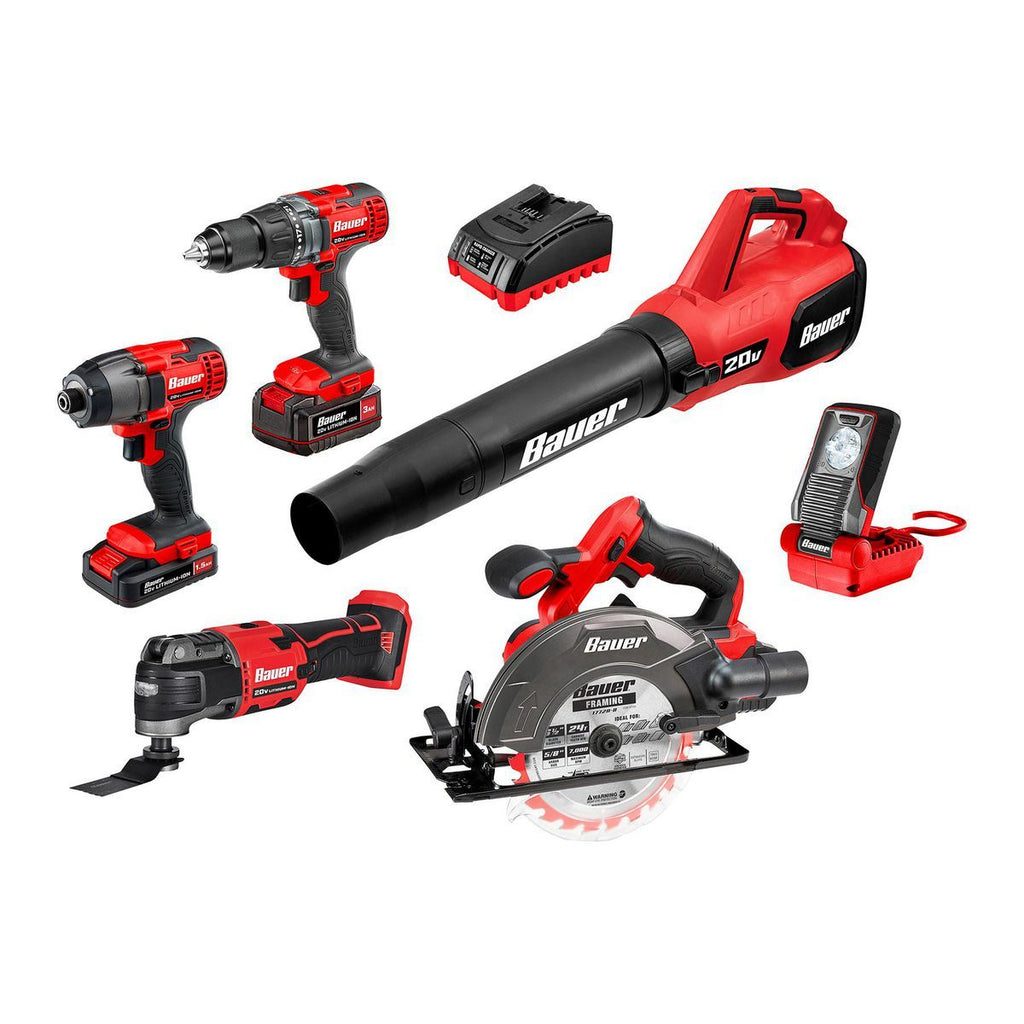 20V Cordless 6-Tool Combo Kit with Battery and Charger M906
