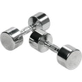 Chrome Steel Dumbbell 45 lbs C6187