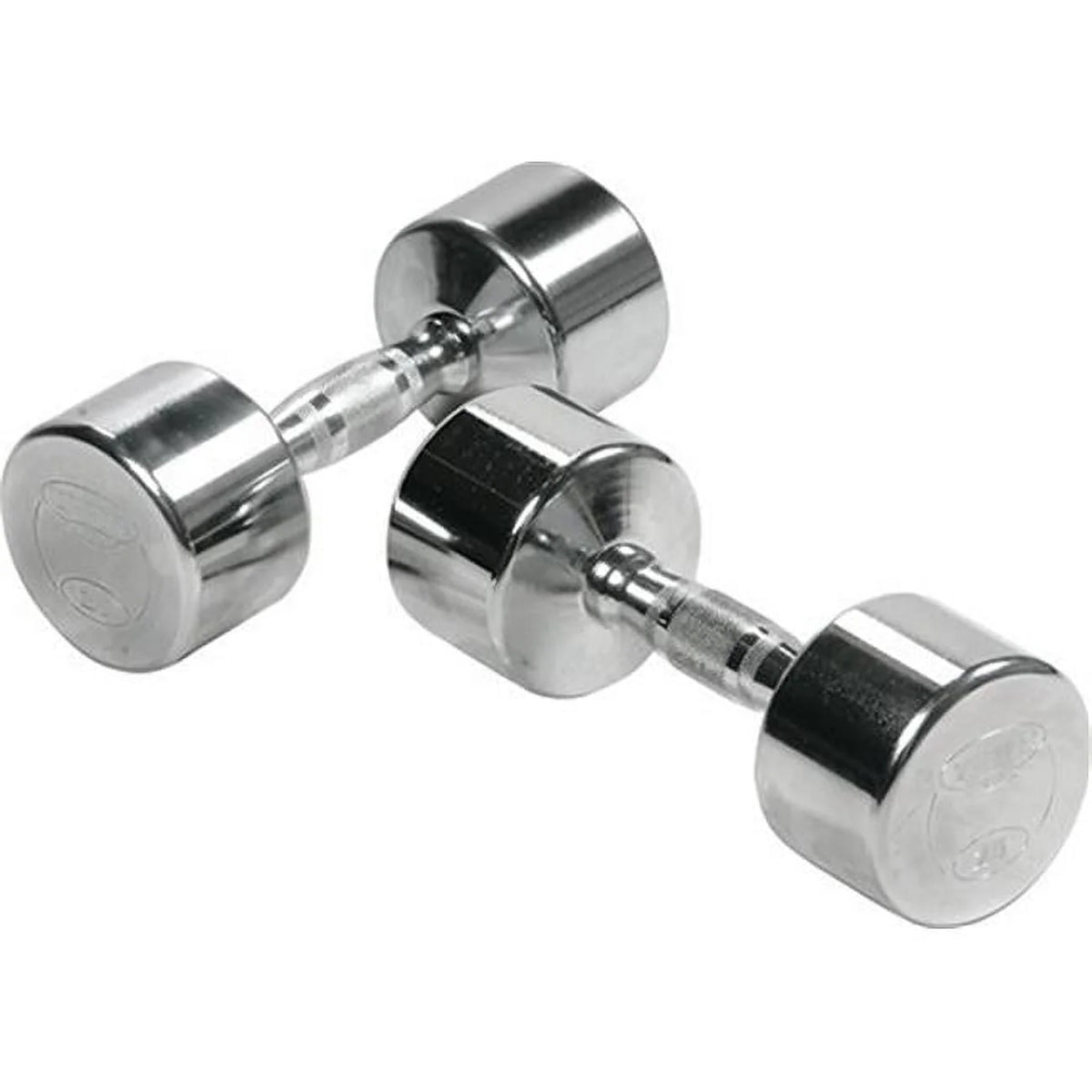 Chrome Steel Dumbbell 45 lbs C6187