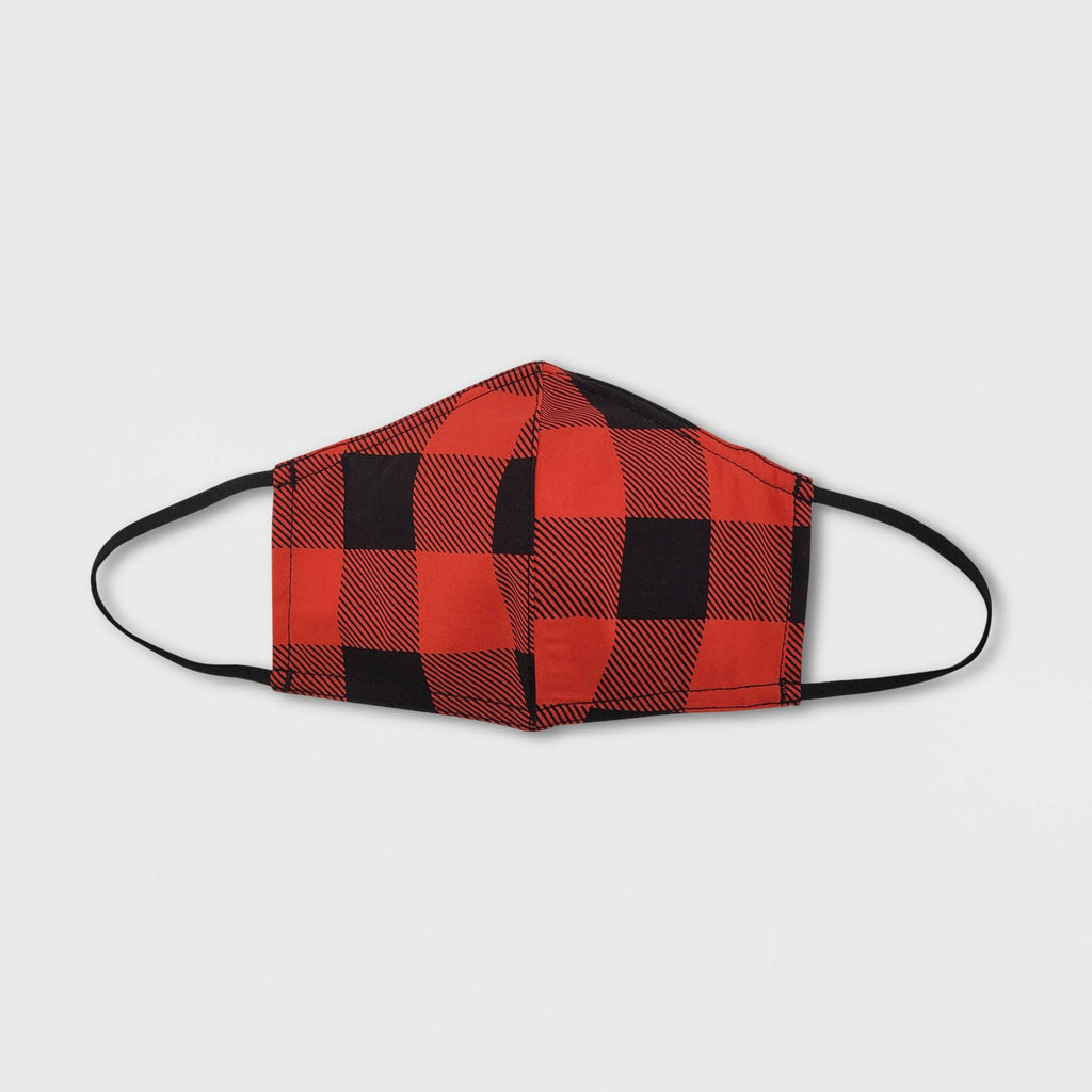 2pk Plaid Cloth Face Masks F171