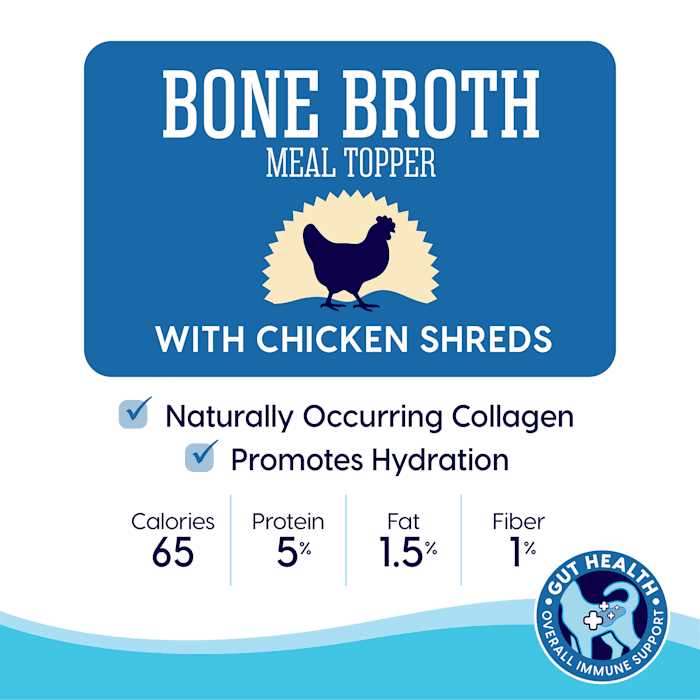 Solid Gold Bone Broth Shreds Meal Topper J1820