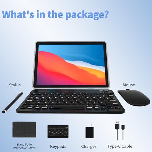 Android 13 Tablet, 6GB RAM 64GB ROM with Protective Case U5759