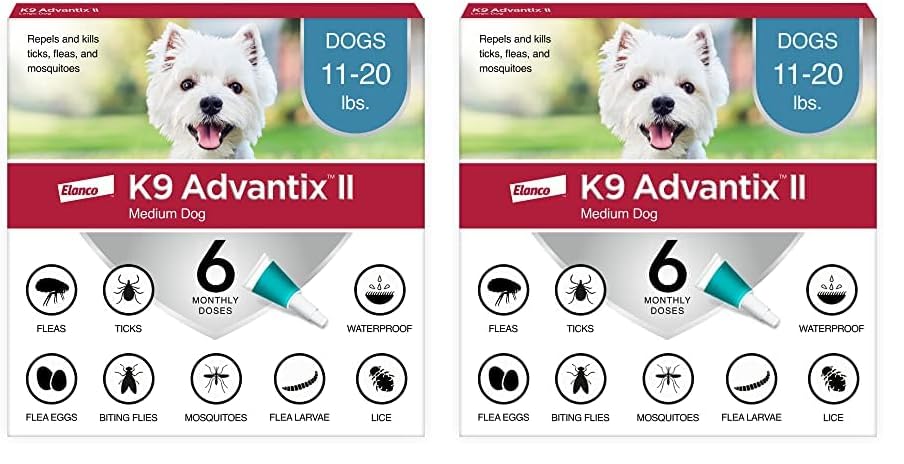 Flea, Tick & Mosquito Treatment & Prevention for Dogs 11-20 lbs A299