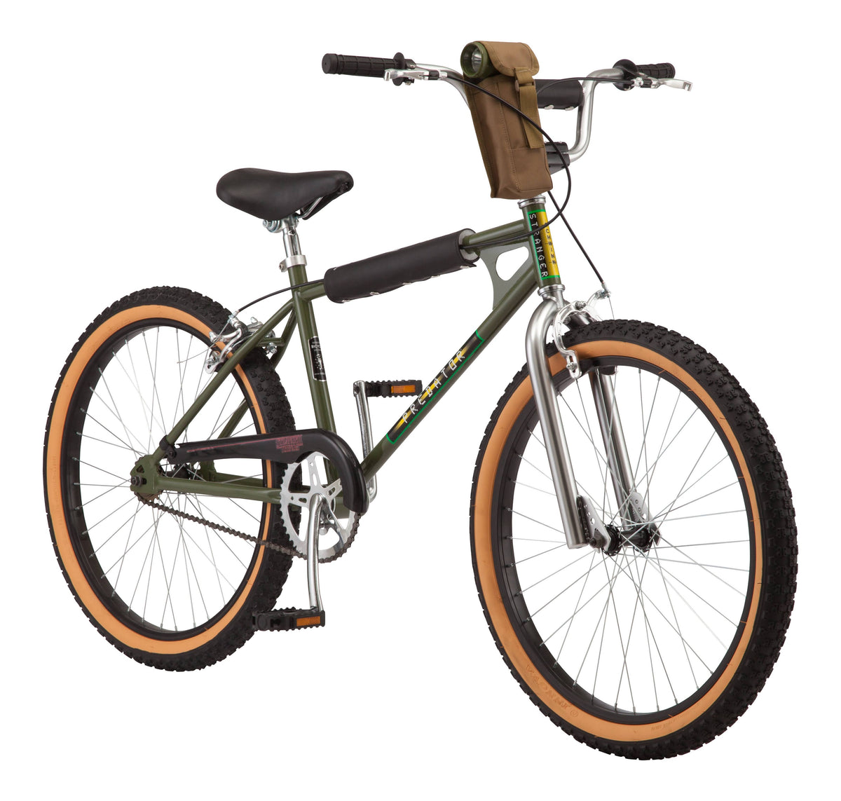 Green 24-inch Single Speed BMX Bike T1567
