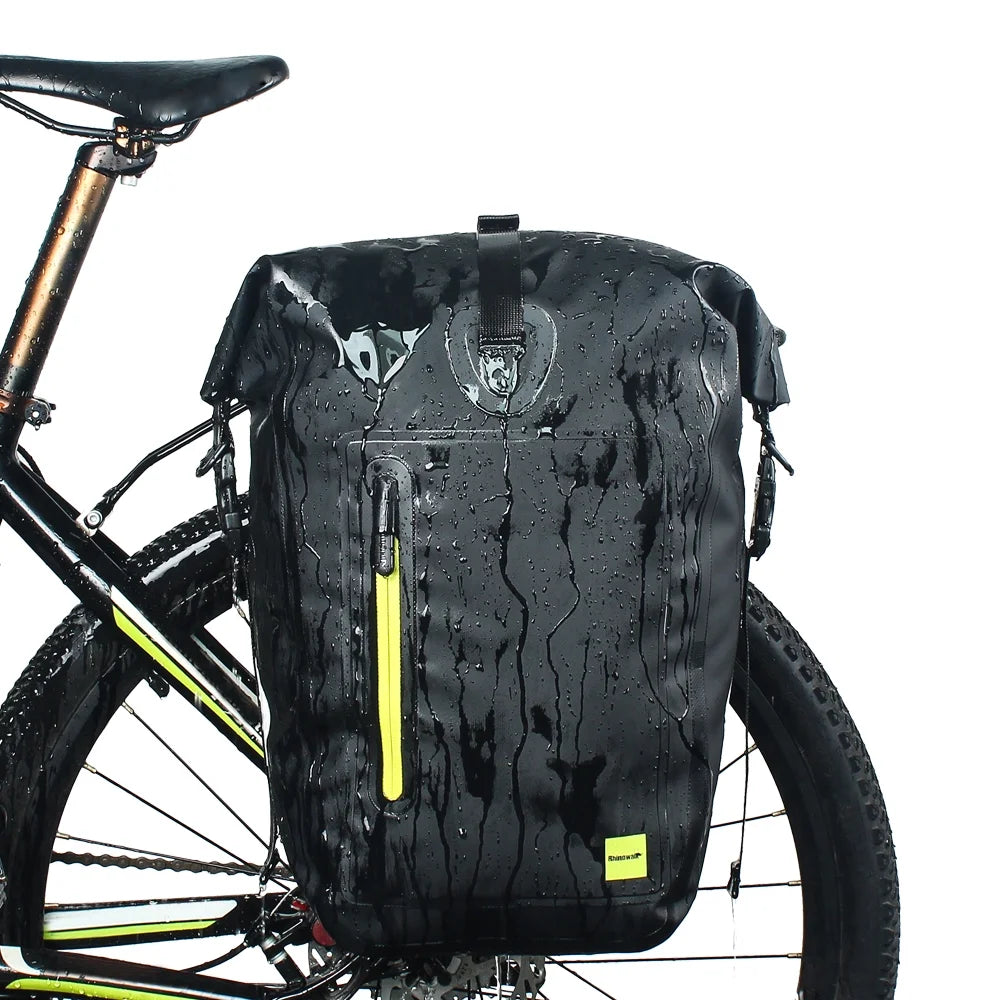 25L Waterproof Bike Rear Rack Pannier Bag C4158