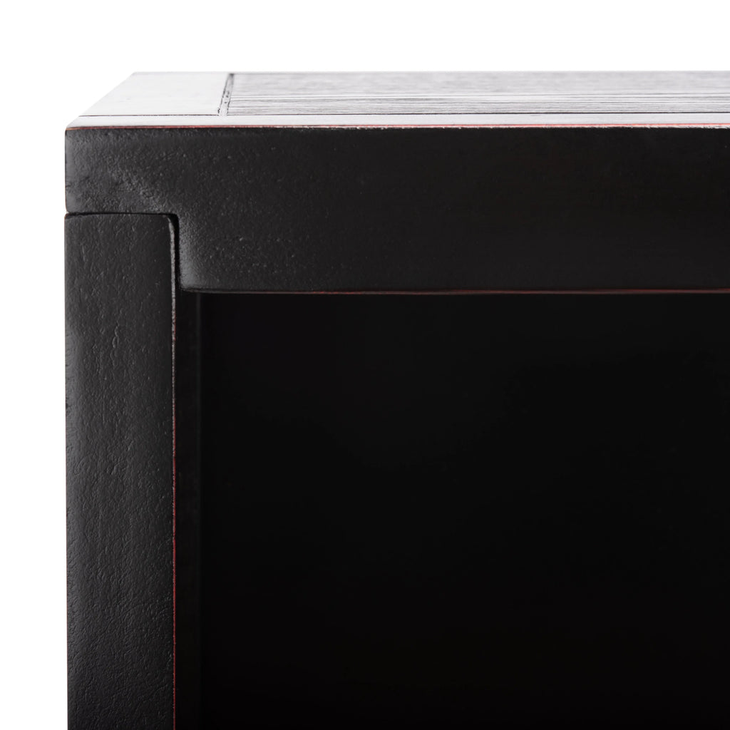 Black 3 Shelf Wood Etagere E871030