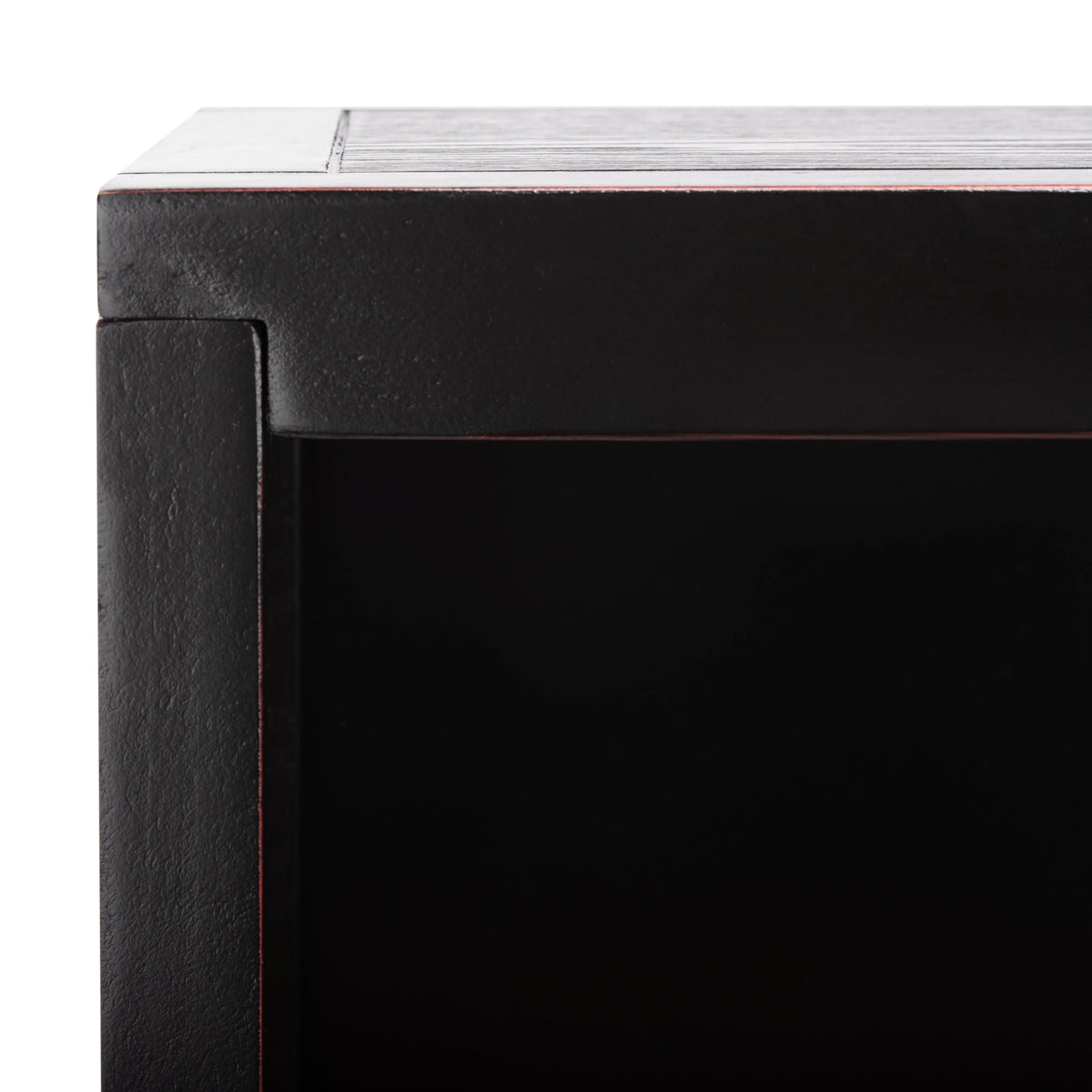 Black 3 Shelf Wood Etagere E871030