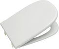 White Replacement WC Toilet Seat with Standard Bar Hinge Q416