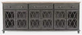 Six Door Grey Accent Cabinet Q301349