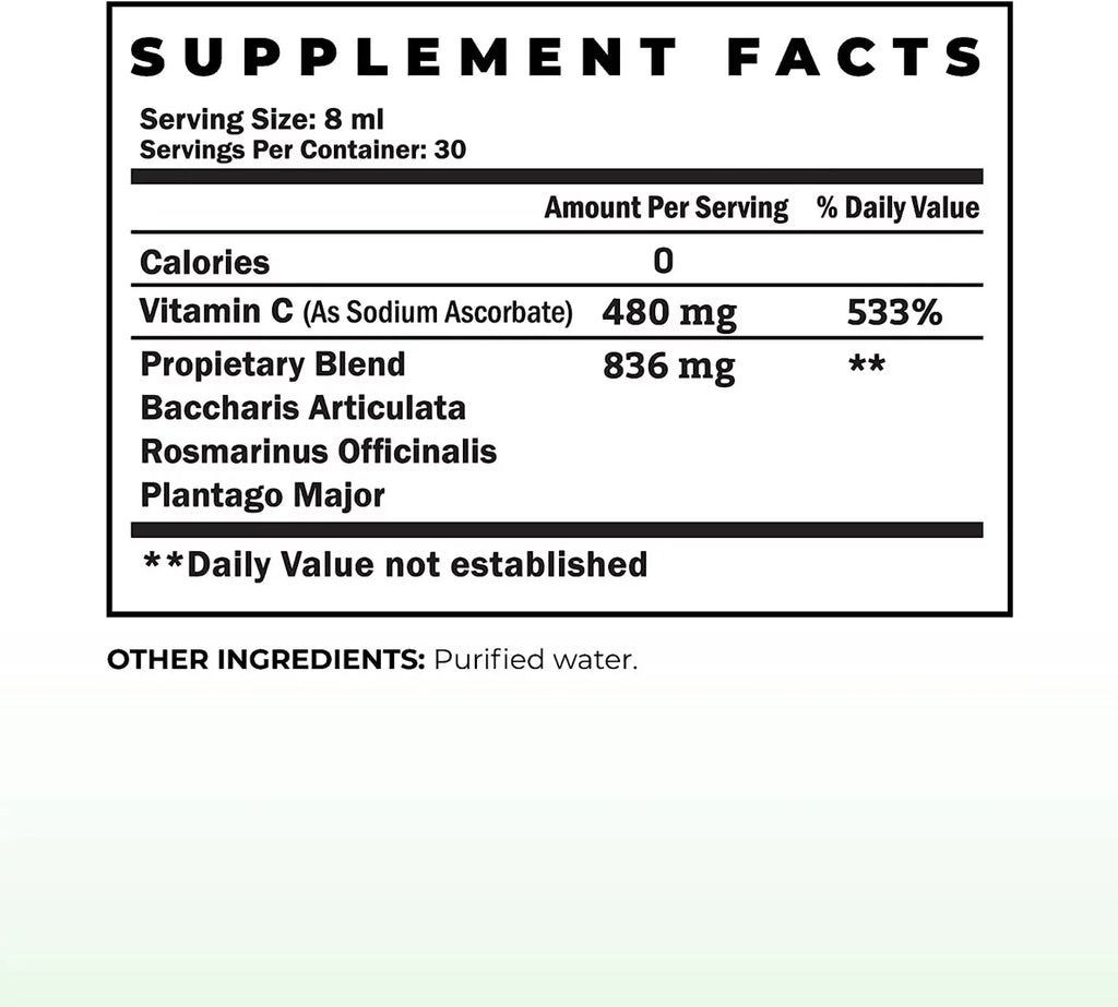 4 Botellas 8ml Per Serving Immune System Support K380