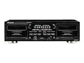 Dual cassette deck black U84198