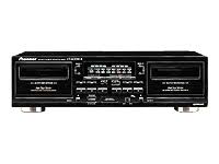 Dual cassette deck black U84198