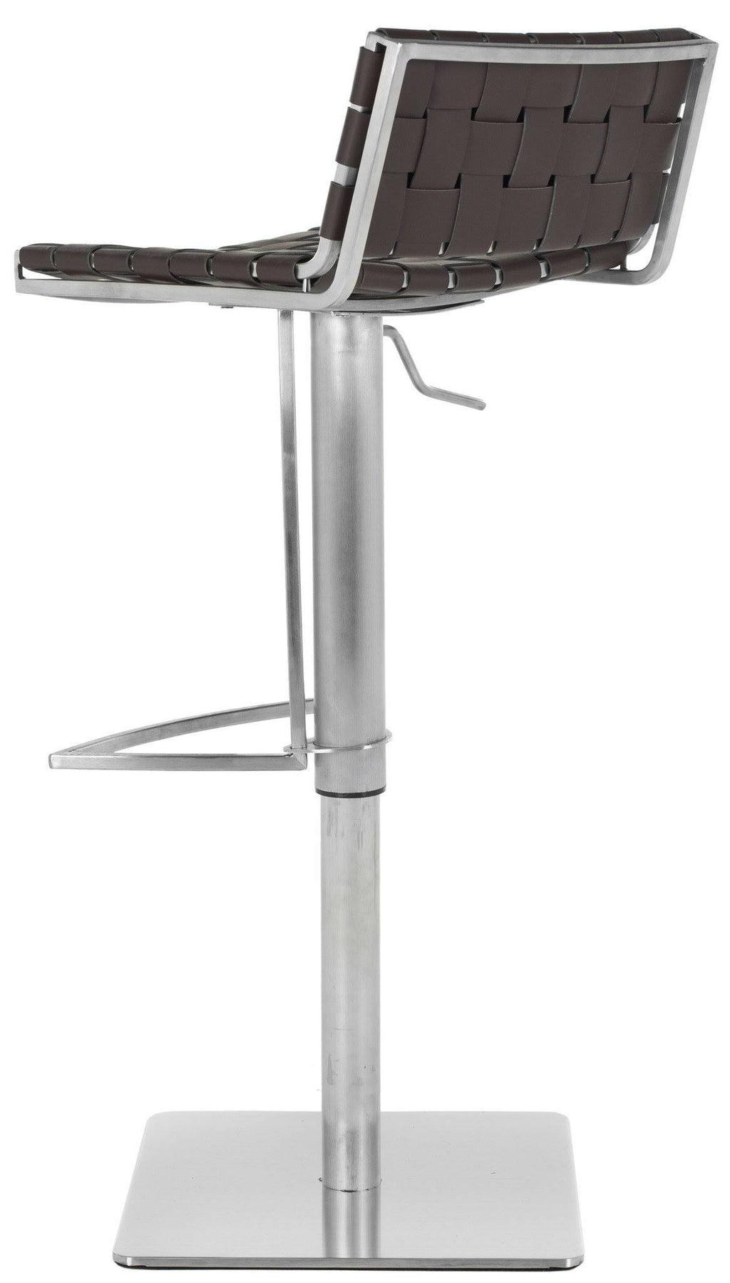 Brown Gas Lift Swivel Bar Stool B56274