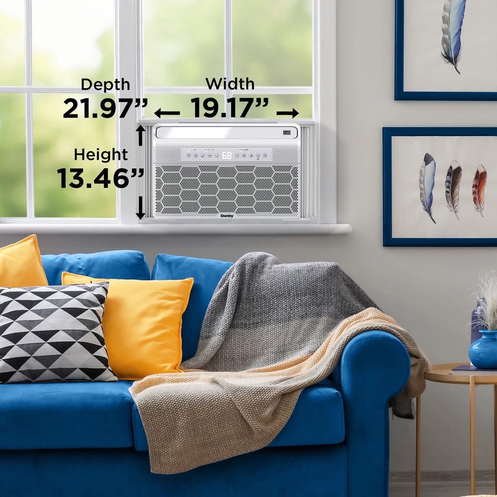 8,000 BTU White U-Shape Window Air Conditioner T10221