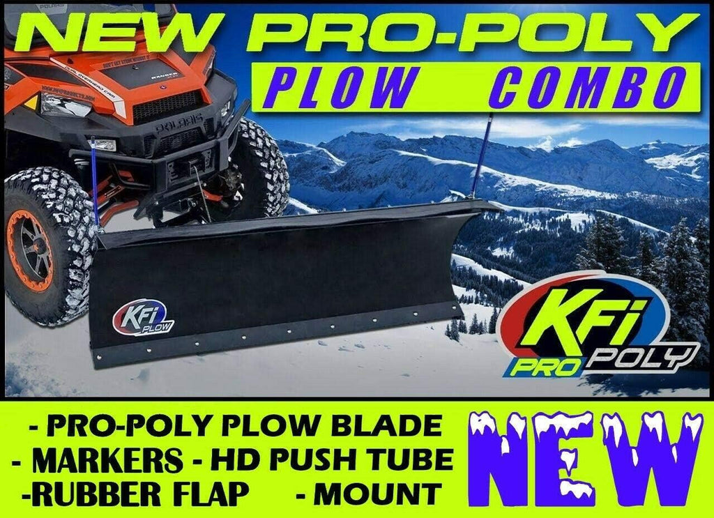 60" Snow Plow & Mount for Honda Pioneer 1000 5-Seat UTV Y1386