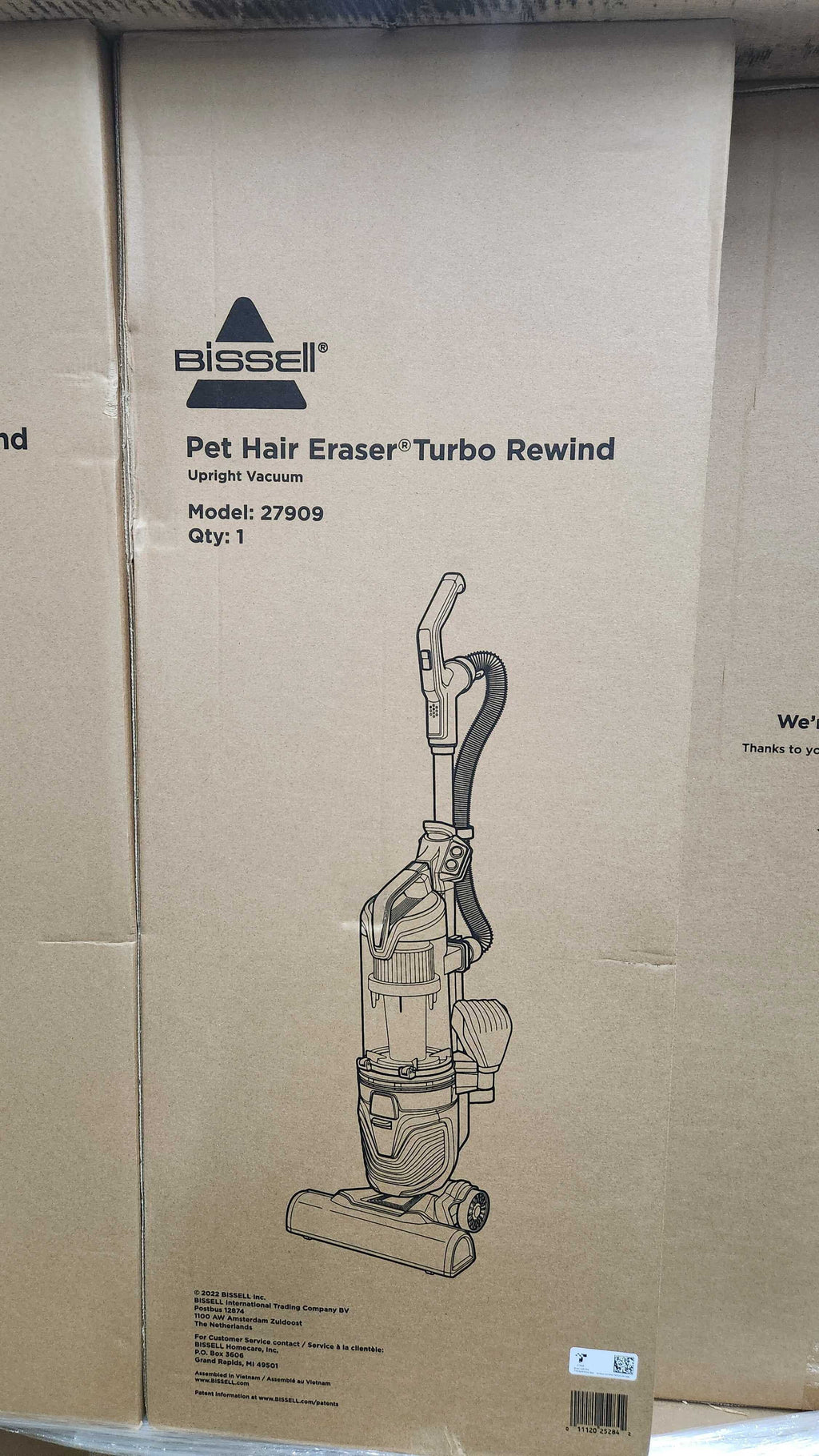 Pet Hair Eraser Turbo Rewind Vacuum H40826
