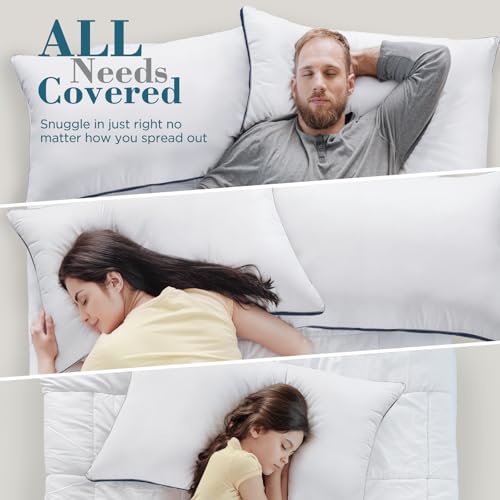 King Size Set of 2 Down Alternative Pillows U166676