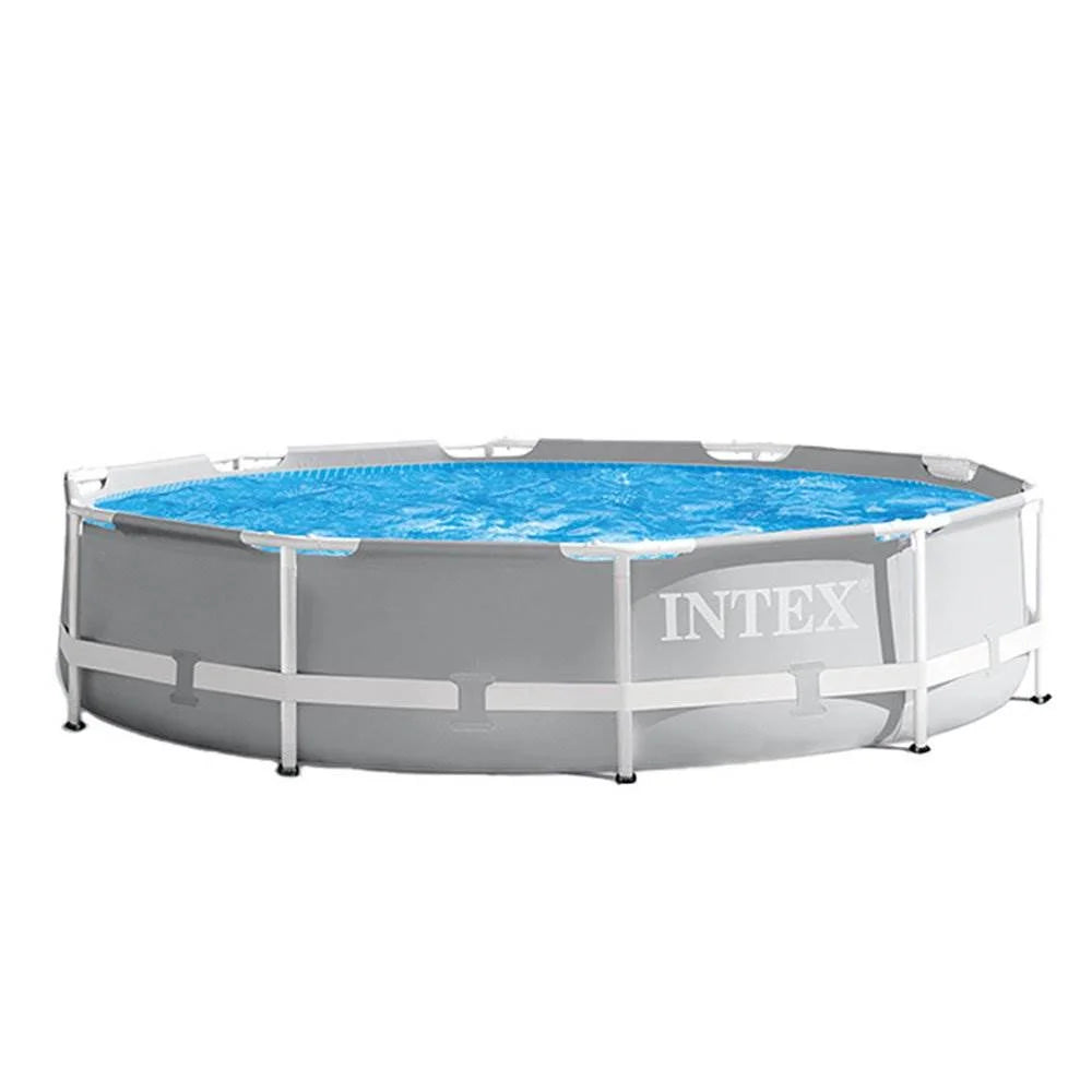10 Foot x 30 Inches Round Above Ground Pool with Pool Cover E137170