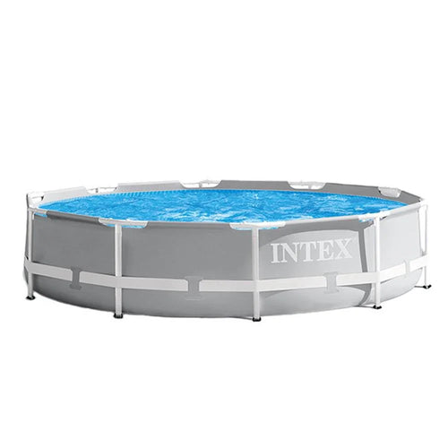 10 Foot x 30 Inches Round Above Ground Pool with Pool Cover E137170