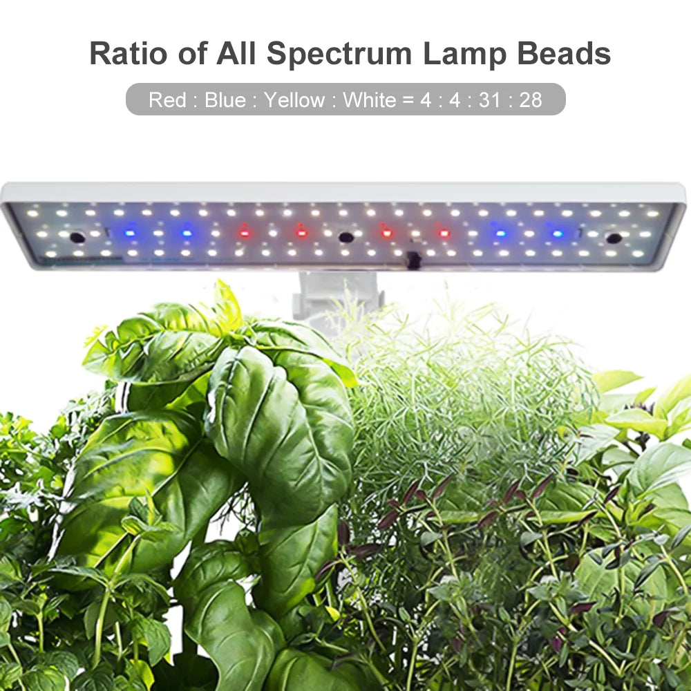9 Pods Smart Hydroponics Growing System with LED Grow Lights T6615
