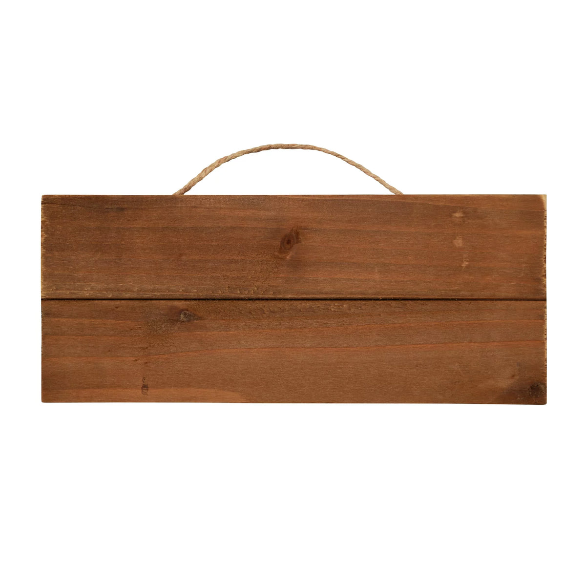 12" Wood Rectangle Pallet Plaque M3900