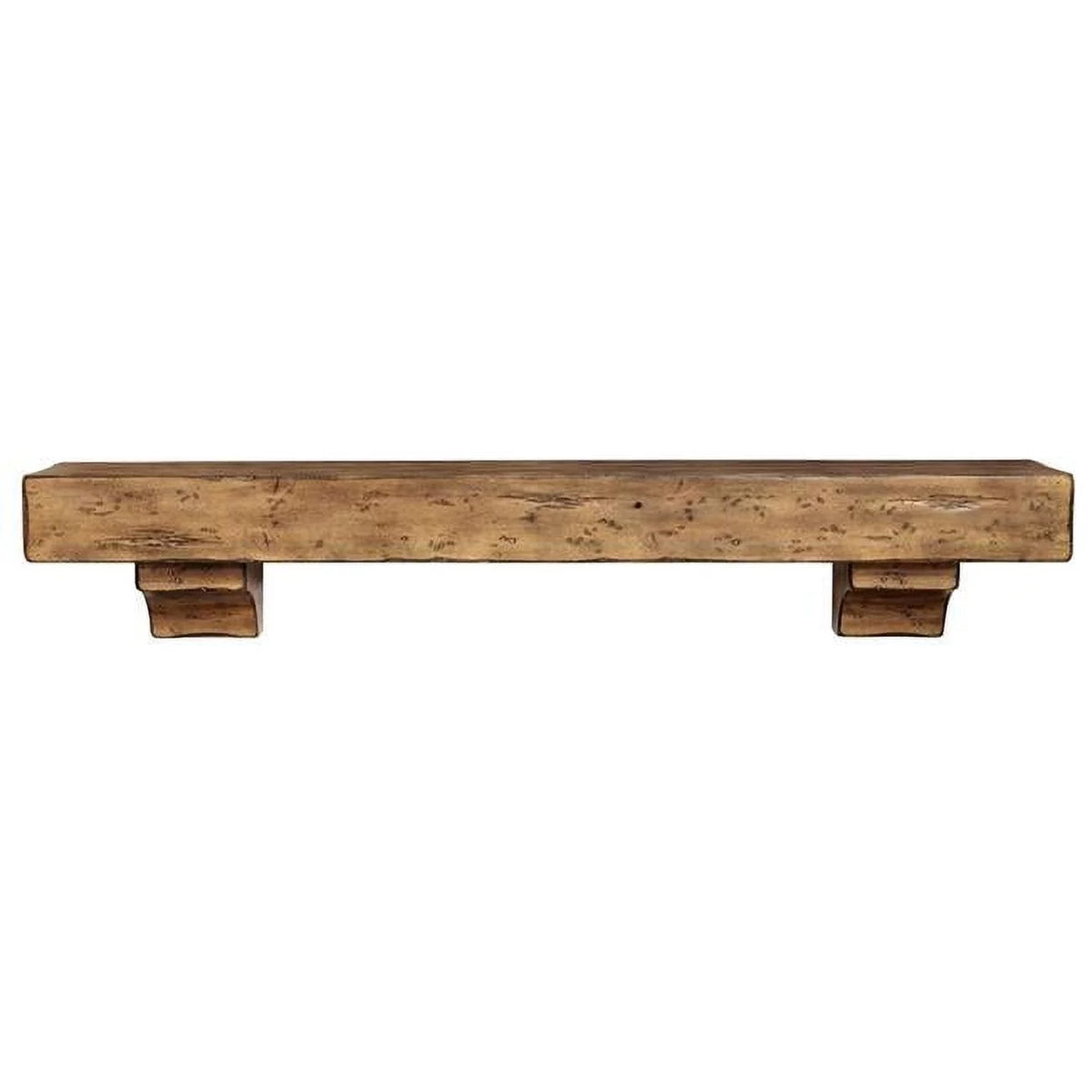 72 in. Dune Rustic Distressed Shelf Y145119