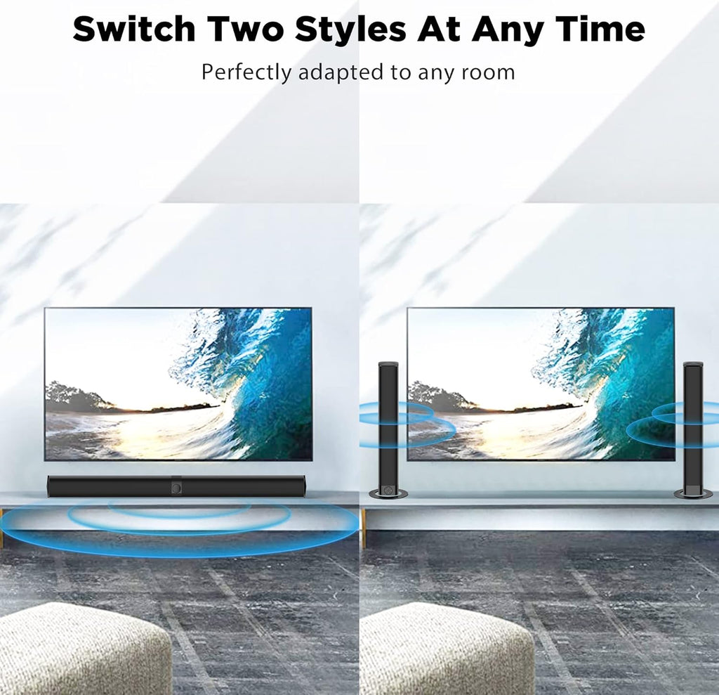 Sound Bar with Bluetooth 5.0 and 4 Speakers O7494