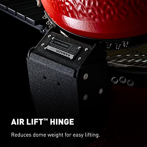 18-inch Ceramic Charcoal Grill and Smoker with Cart P48337